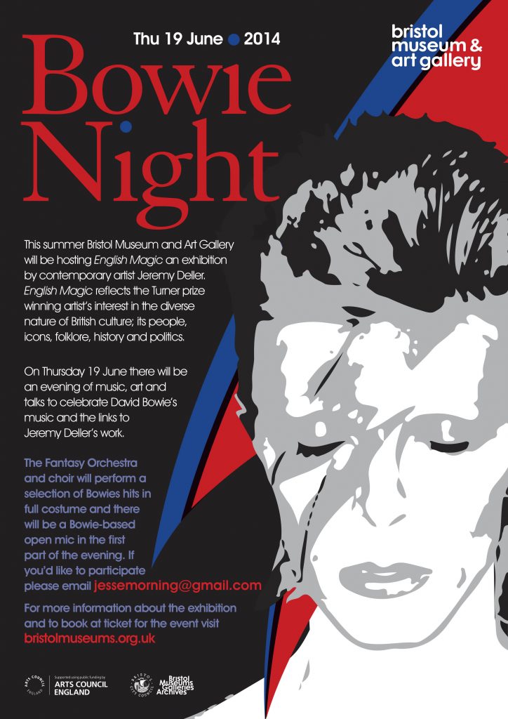 Bowie Night Poster