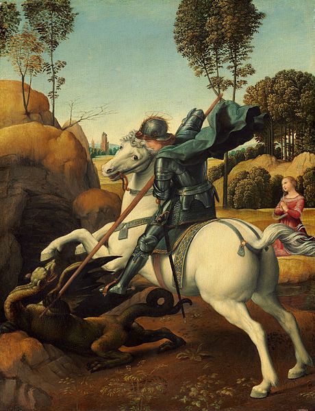 Raphael's painting of George slaying the dragon