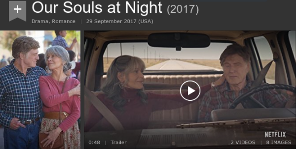 film title is Our Souls At Night