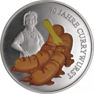 Currywurst coin front
