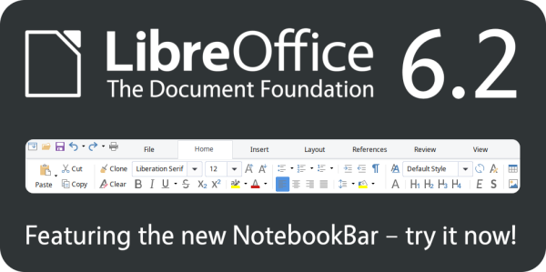 LibreOffice 6.2 banner