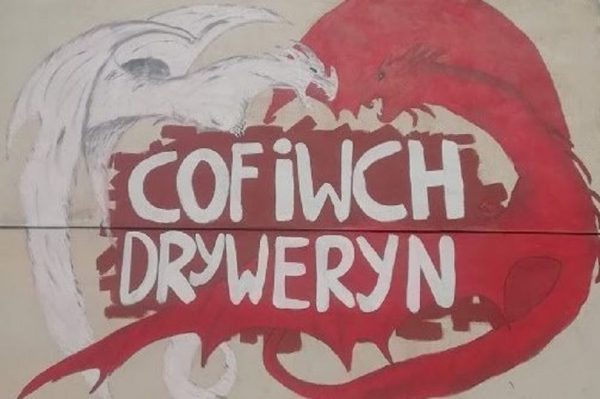 original Bridgend Cofiwch Dryweryn mural