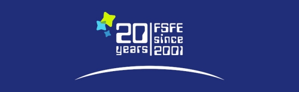 FSFE 20th anniversary graphic