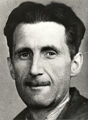 George Orwell press card photo