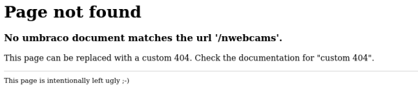 Shropshire's Council 404 page