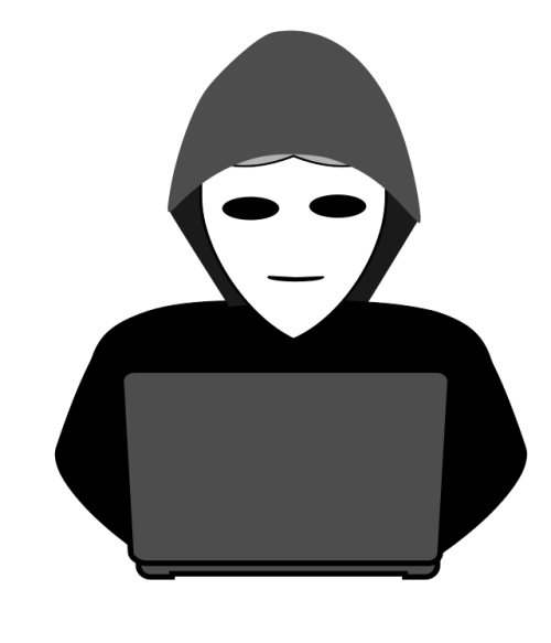 Anonymous generic hacker complete with hoodie