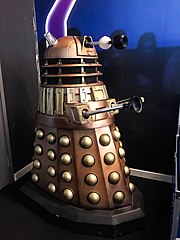 Dalek on display at MediaCityUK in Manchester