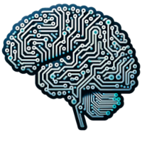 Human brain made out of electrical circuits denoting artificial intelligence. Image courtesy of Wikimedia Commons.